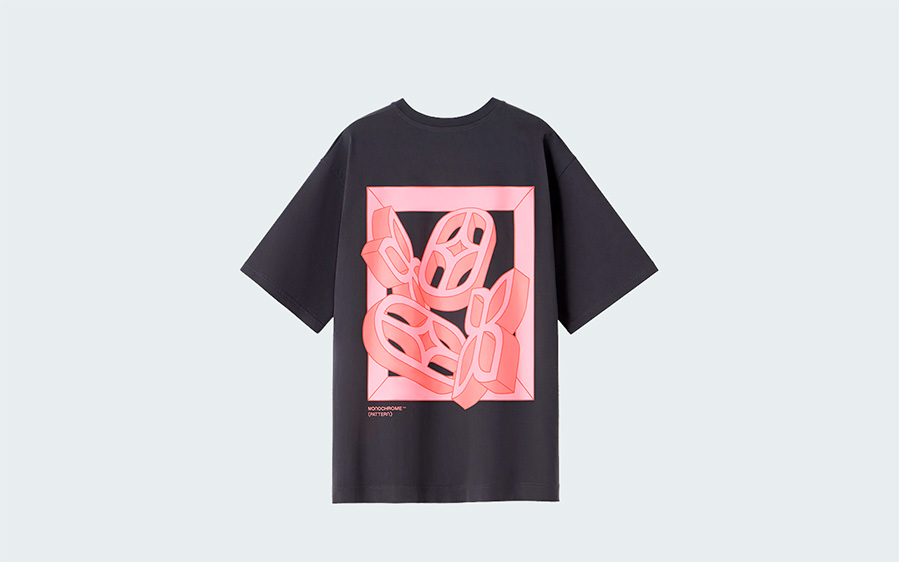 T-SHIRT FRAME PICTOGRAMS GRAPHITE