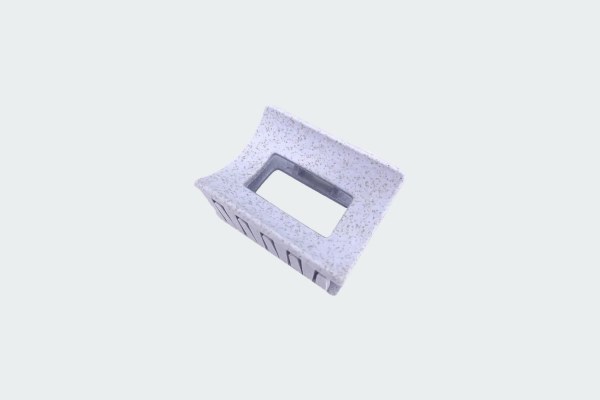 STRAW CLAW HAIR CLIP SQUARE