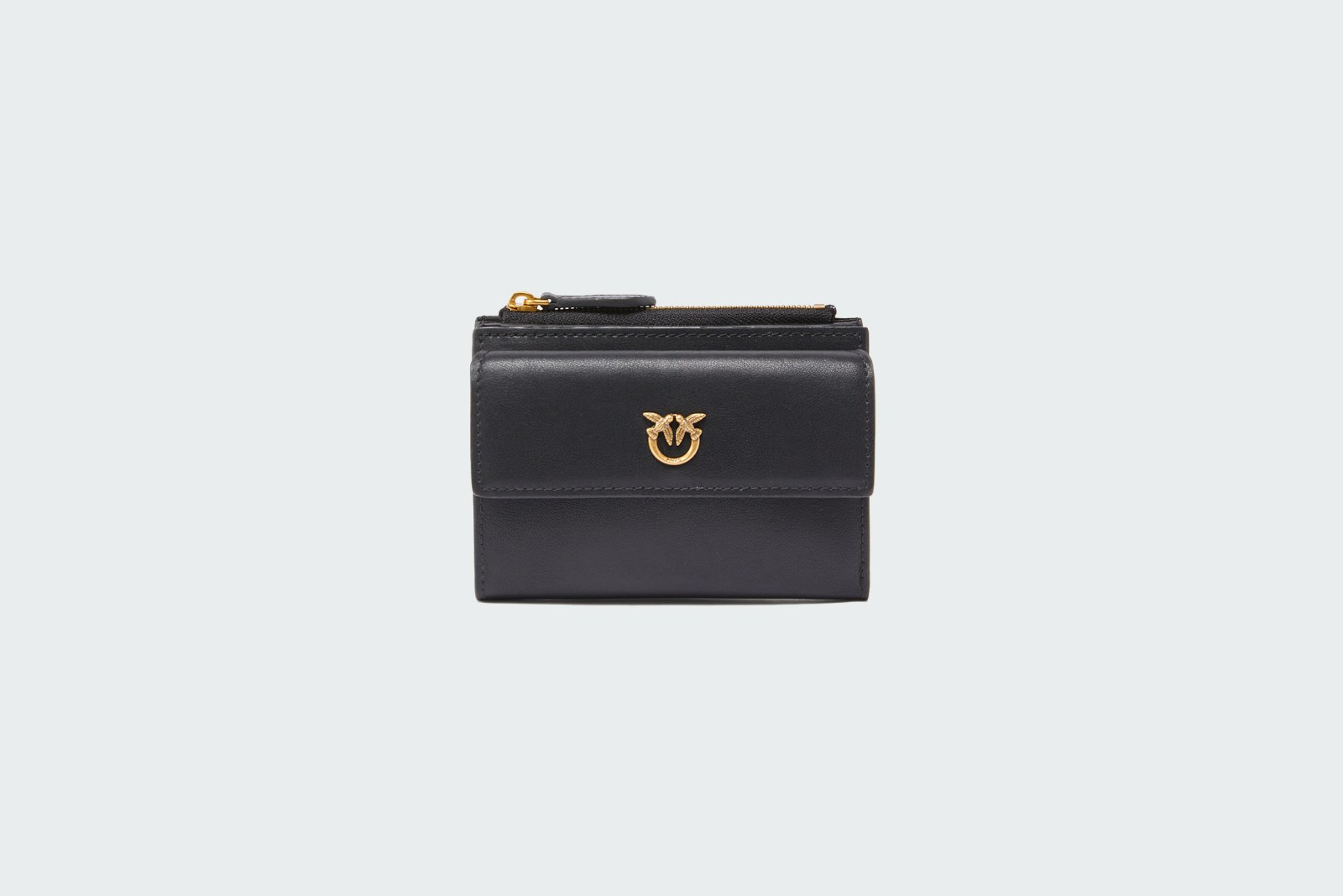 COMPACT WALLET VITELLO SETA