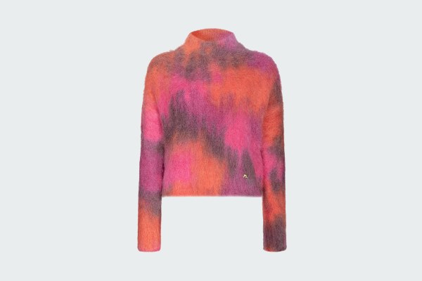 FADE-EFFECT ALPACA SWEATER