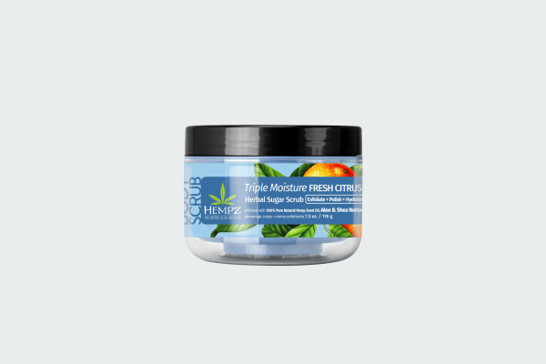TRIPLE MOISTURE FRESH CITRUS HERBAL SUGAR SCRUB