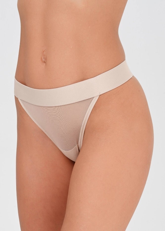 SHEERS THONG