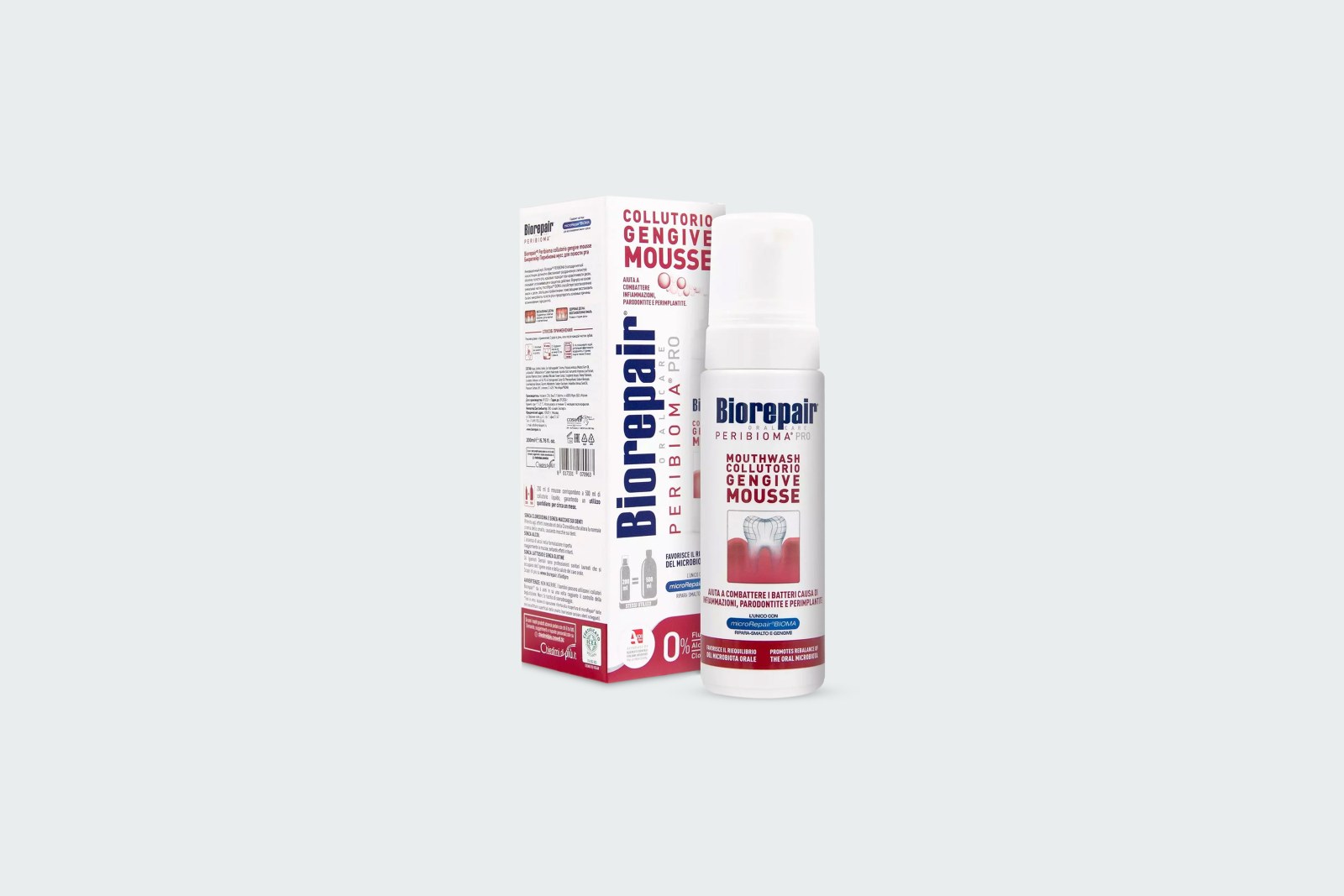 PERIBIOMA MOUTHWASH COLLUTORIO GENGIVE MOUSSE