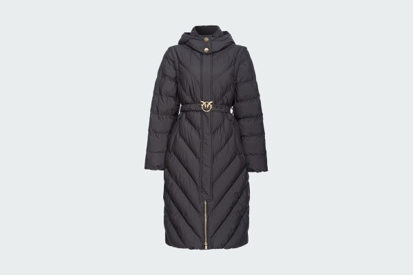 LONG PADDED CHEVRON JACKET