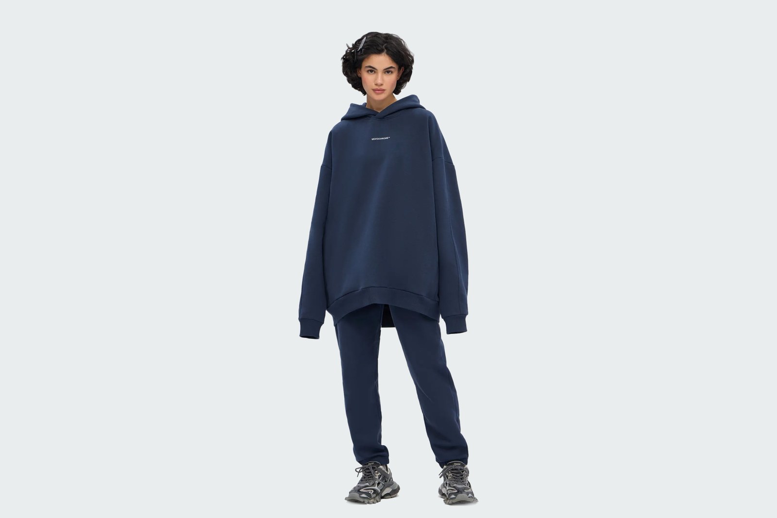 HOODIE REGULAR FLEECE NAVY