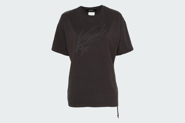 SPRAYED OH G SS TEE CHARCOAL