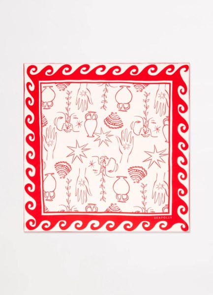 ATLANTIS FACES SCARF