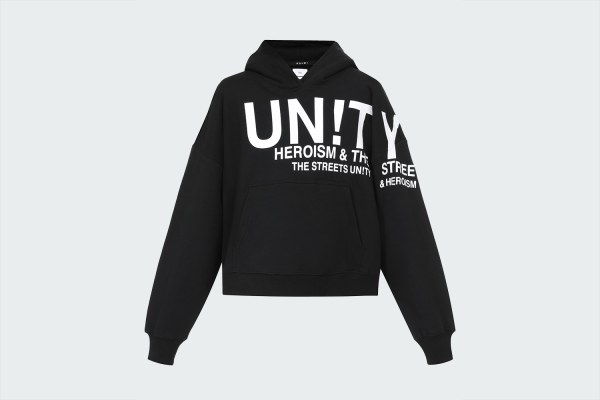 UNITY SLOUCH HOODIE BLACK