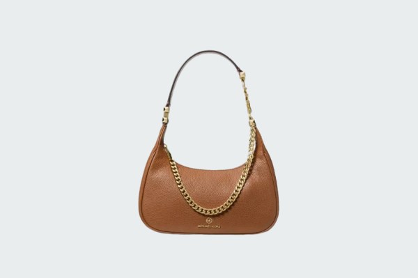PIPER SMALL PEBBLED LEATHER SHOULDER BAG