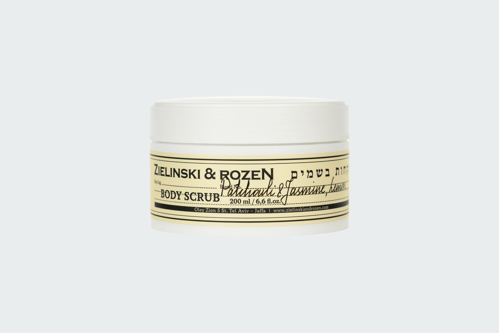 PATCHOULI, JASMINE AND LEMON