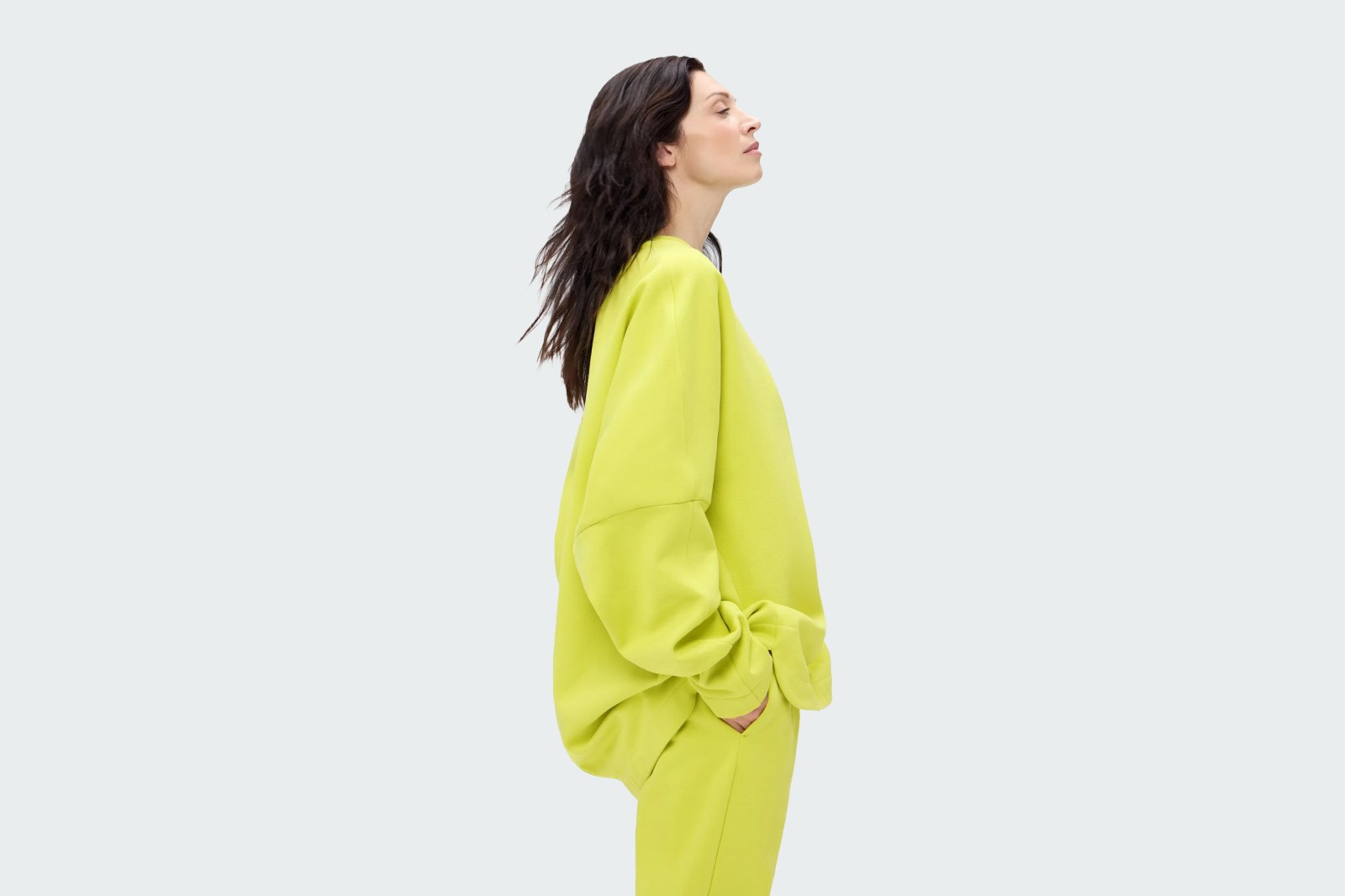 SWEATSHIRT NEON LIME