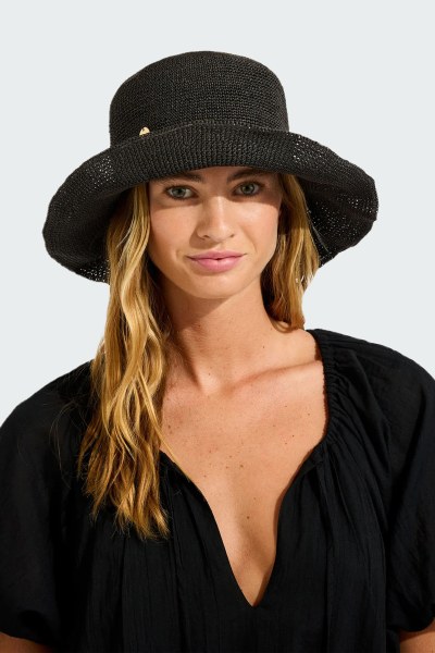 PACKABLE PAFFIA BUCKET HAT 
