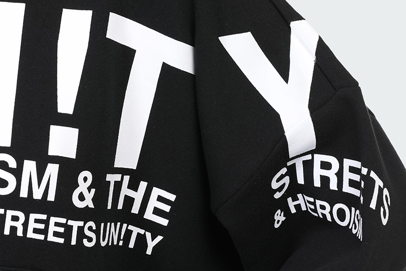 UNITY SLOUCH HOODIE BLACK