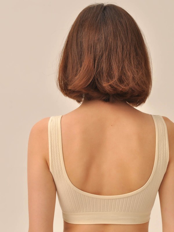TOP SPALLA LARGA PLAIT