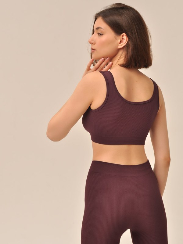 TOP SPALLA LARGA RIB
