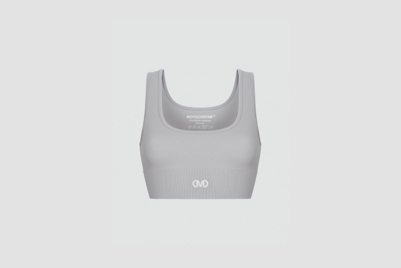 CROP TOP GREY