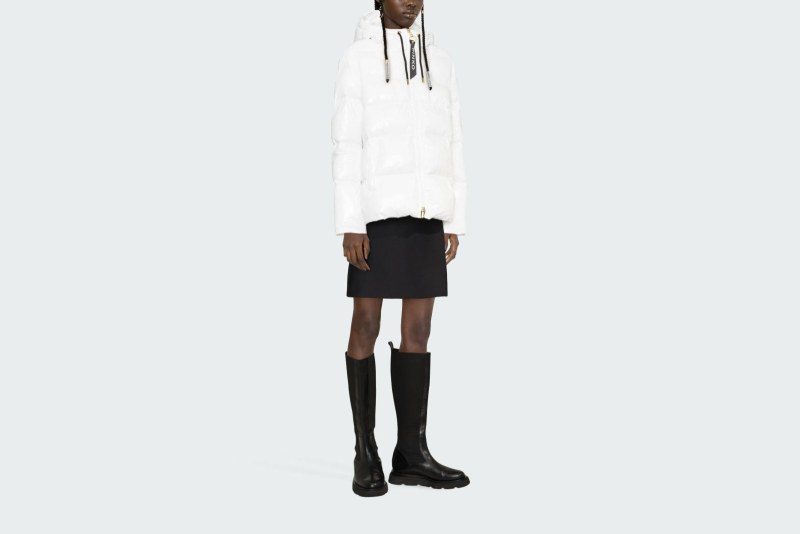 CRYSTAL NYLON PEA JACKET