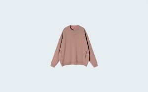 SWEATSHIRT REGULAR FLEECE NUDE