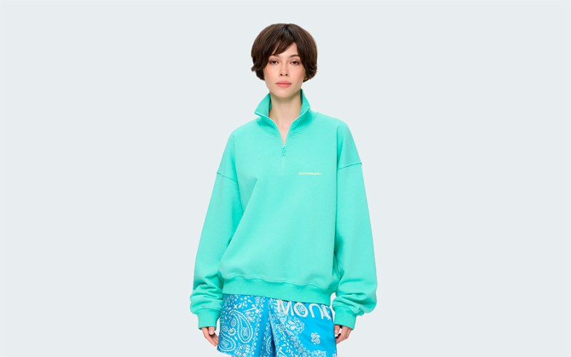 HALF-ZIP CLASSY MINT GELATO