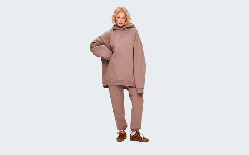 PANTS REGULAR FLEECE NUDE 