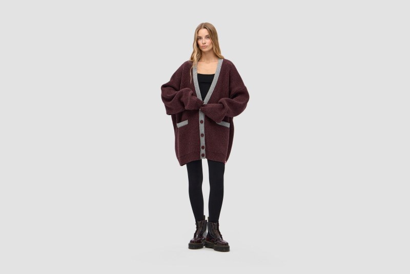 CARDI MELANGE ORNAMENT NOIR