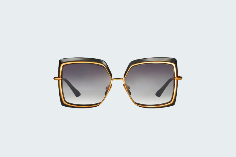 NARCISSUS // BLACK - YELLOW GOLD W/ DARK GREY TO CLEAR - AR