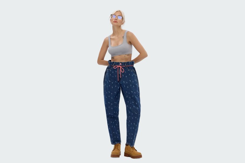 JEANS 0330 PICTOGRAMS LAZER BLUE