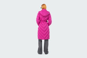 LONG PADDED CHEVRON JACKET
