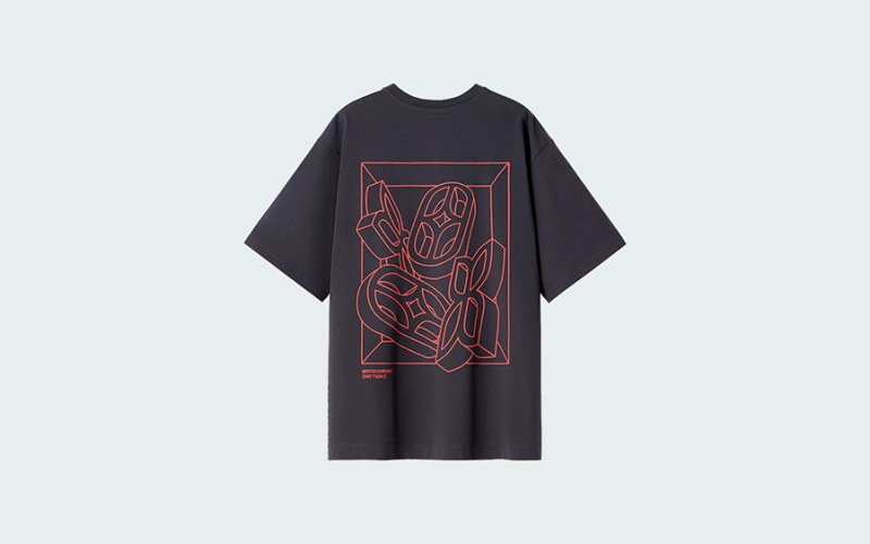 T-SHIRT FRAME OUTLINE PICTOGRAMS GRAPHITE