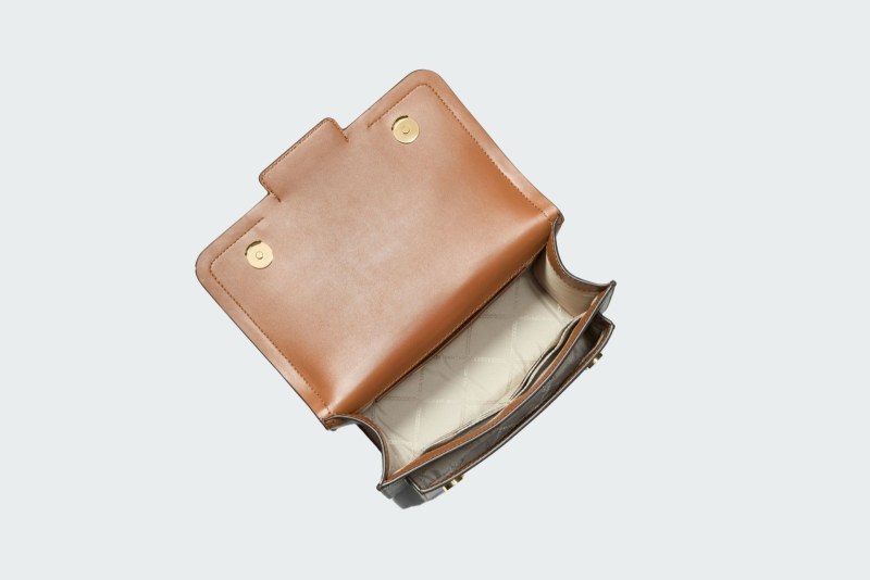 HEATHER LARGE LOGO SHOULDER BAG