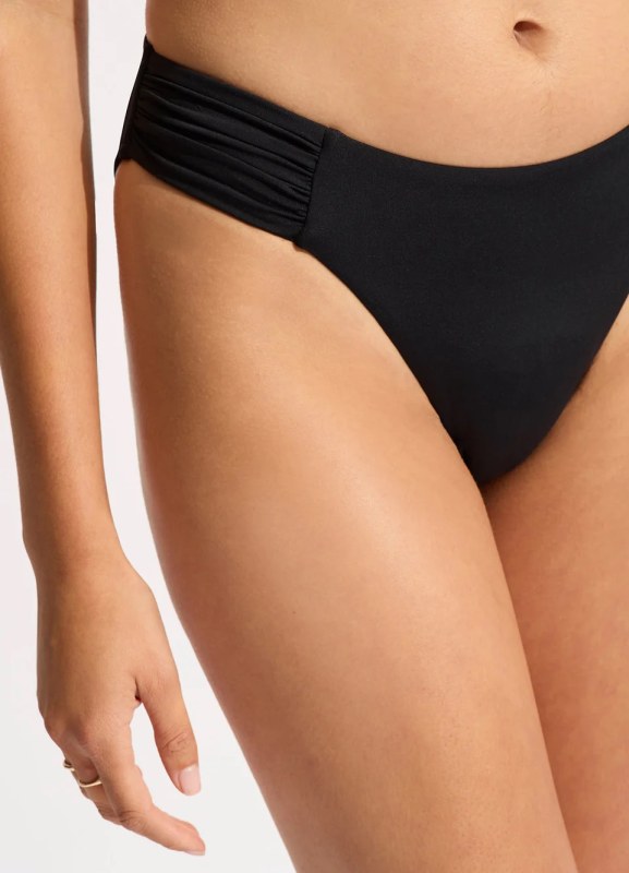 HIGH LEG RUCHED SIDE PANT