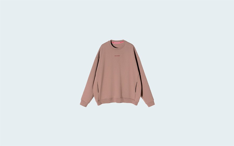 SWEATSHIRT REGULAR FLEECE NUDE