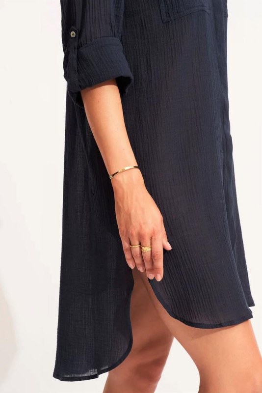 CRINKLE TWILL BEACH SHIRT