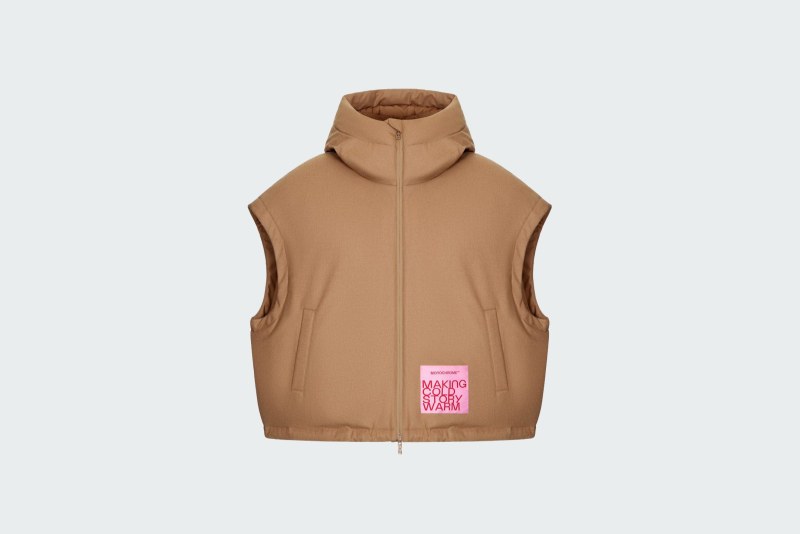 DOWN VEST CROP MISHKA