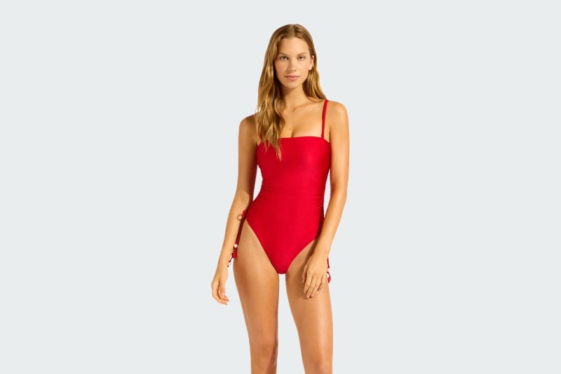 DD DRAWSTING BANDEAU ONE PIECE 