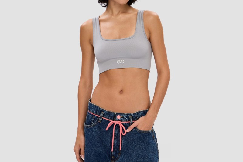 CROP TOP GREY