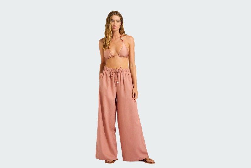 DRAWCORD WAIST WIDE LEG PANT 