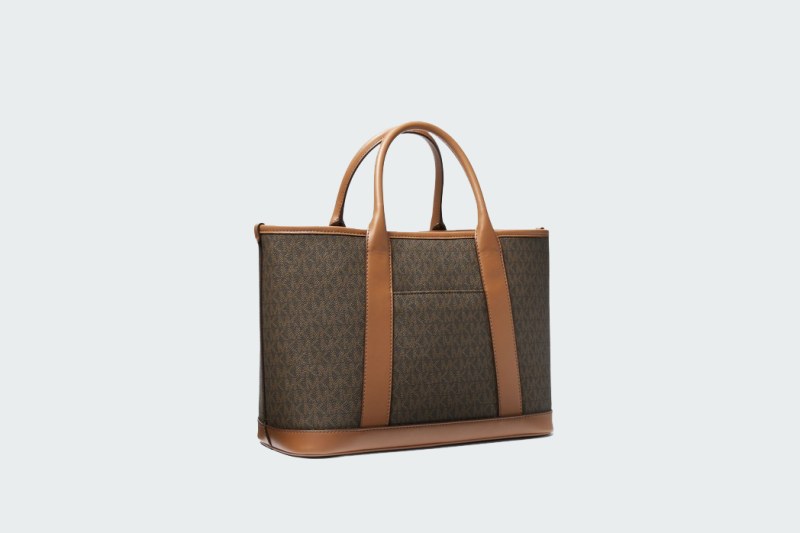 LUISA MEDIUM SIGNATURE LOGO SATCHEL