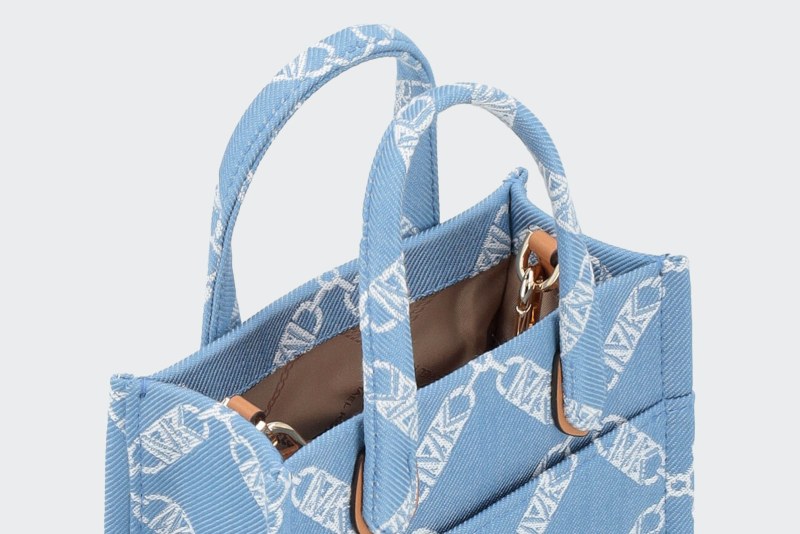 GIGI EXTRA-SMALL EMPIRE LOGO JACQUARD CROSSBODY BAG