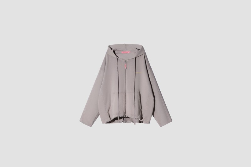 HOODIE VIBE WASHED GREY
