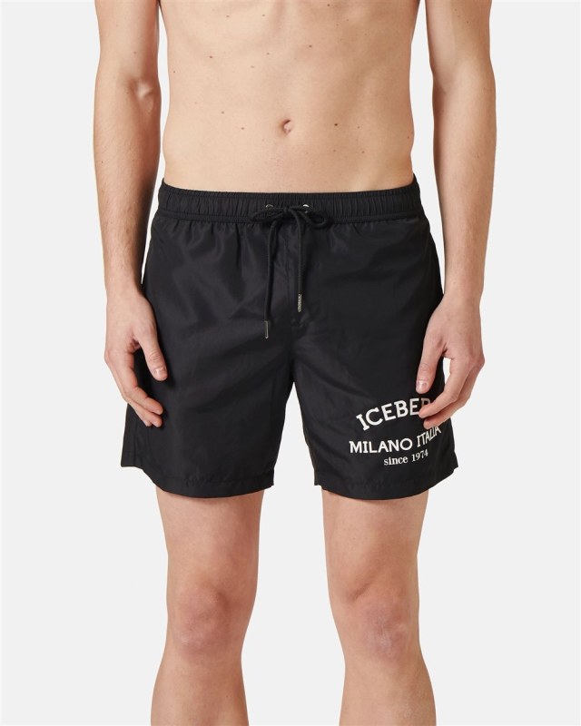 SWIM TRUNKS WITH LOGO