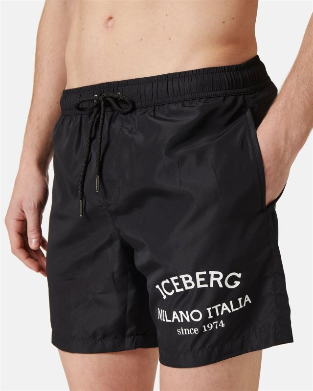 SWIM TRUNKS WITH LOGO