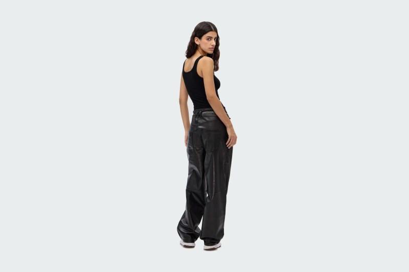 PANTS LEATHER BLACK