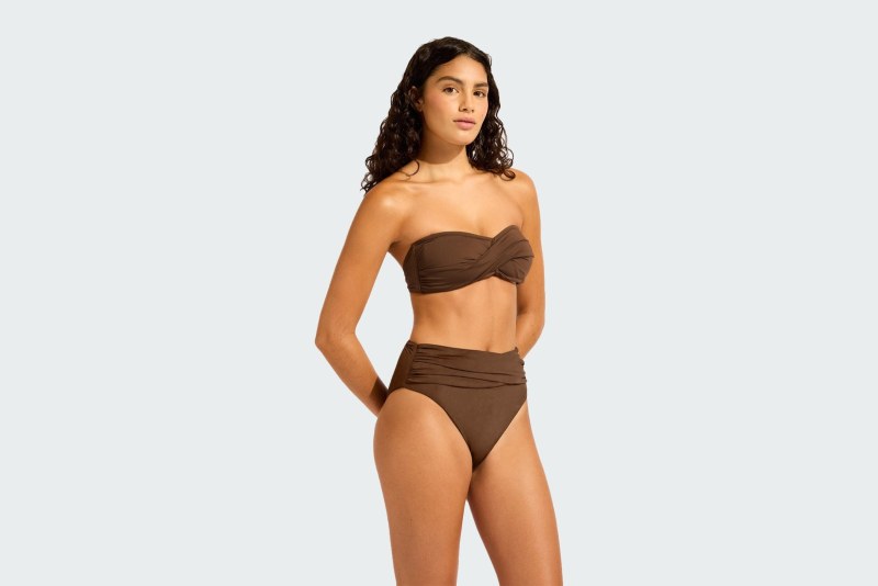 HIGH WAIST WRAP FRONT PANT 