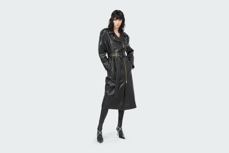 NAPPA-EFFECT TRENCH COAT