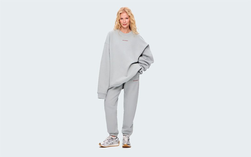 PANTS REGULAR FLEECE GREY