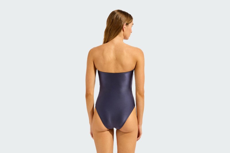 RING FRONT BANDEAU ONE PIECE