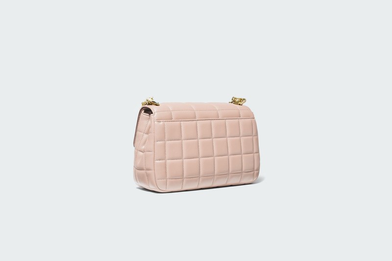SOHO LARGE QUILTED LEATHER SHOULDER BAG