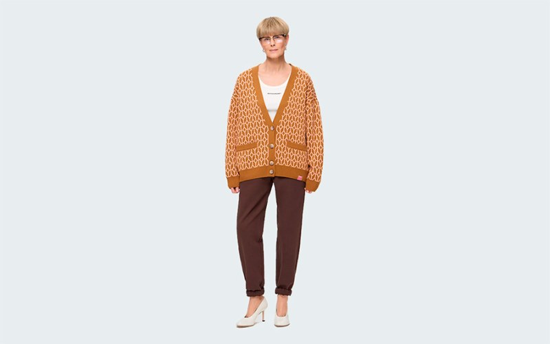 CARDI PATTERN NUDE/PEACH 