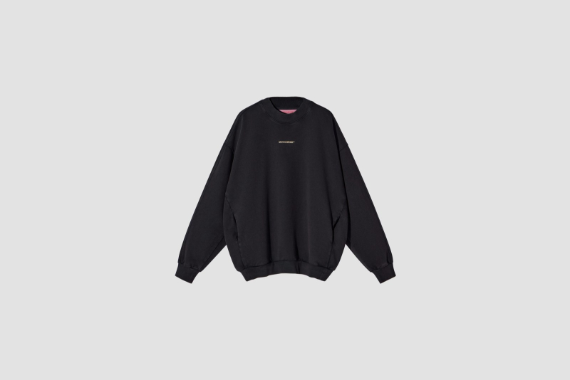 SWEATSHIRT WASHED BLACK